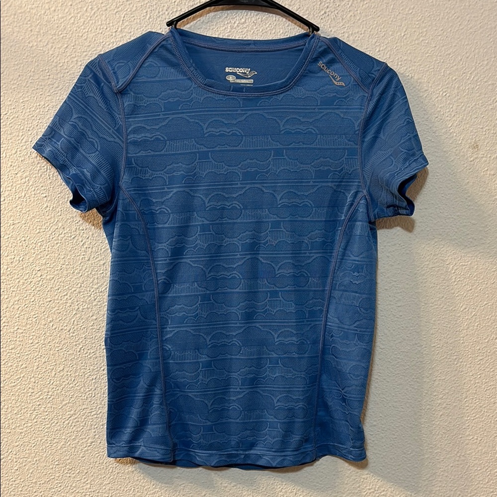 Saucony Blue Athletic Top size small